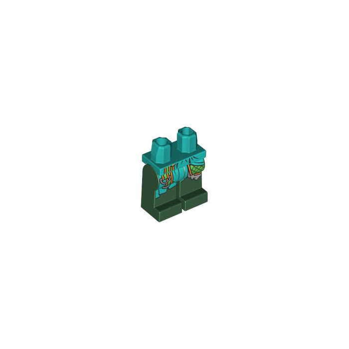 LEGO Dark Turquoise The Nine-Headed Demon Minifigure Hips and Legs ...