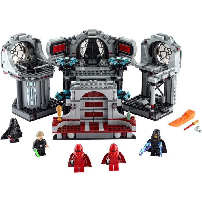 new red LEGO Headgear Star Wars Death Star Royal Guard Helmet 