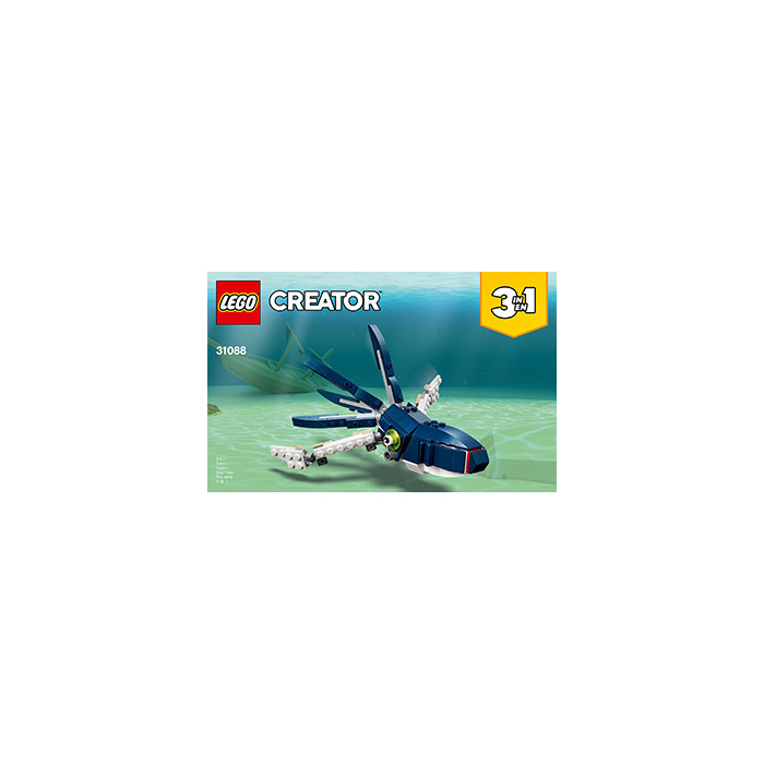 LEGO Deep Sea Creatures Set 31088 Instructions Set | Brick Owl - LEGO ...