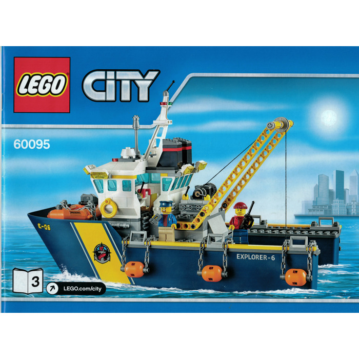 detaljeret London Fiasko LEGO Deep Sea Exploration Vessel Set 60095 Instructions | Brick Owl - LEGO  Marketplace
