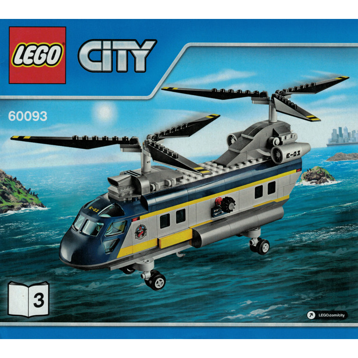 LEGO Deep Sea Helicopter Set 60093 Instructions Set | Brick Owl - LEGO ...