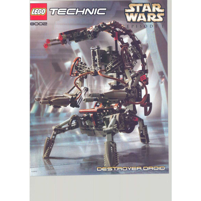 Lego Technic 8002 Star Wars Destroyer Droid, ALL ORIGINAL