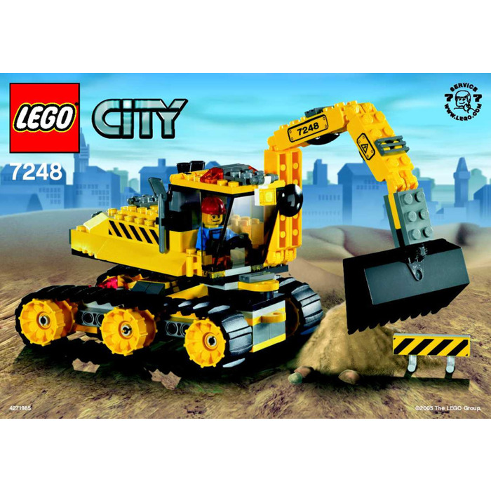 Giftig Titicacasøen Rummet LEGO Digger Set 7248 Instructions | Brick Owl - LEGO Marketplace
