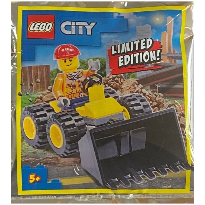 Lego 952102 City Bauarbeiter mit Bulldozer   Neu und OVP 