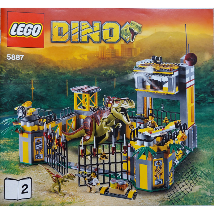 Geplooid toewijzen zin LEGO Dino Defense HQ Set 5887 Instructions | Brick Owl - LEGO Marketplace