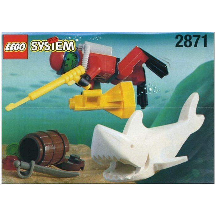 好評継続中！ LEGO(レゴ) 2871 ダイバーとサメ 超希少 新品 未開封