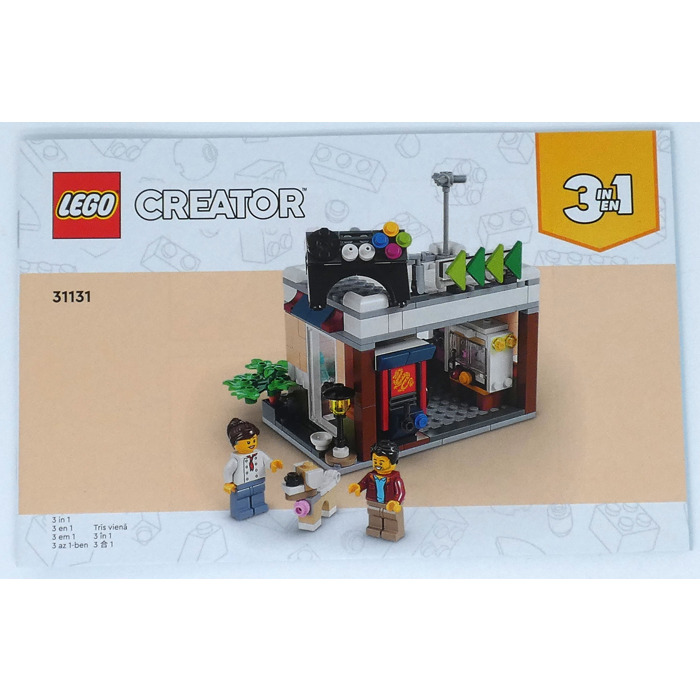 LEGO Creator 3 in 1 Downtown Noodle Shop Set 31131 - US