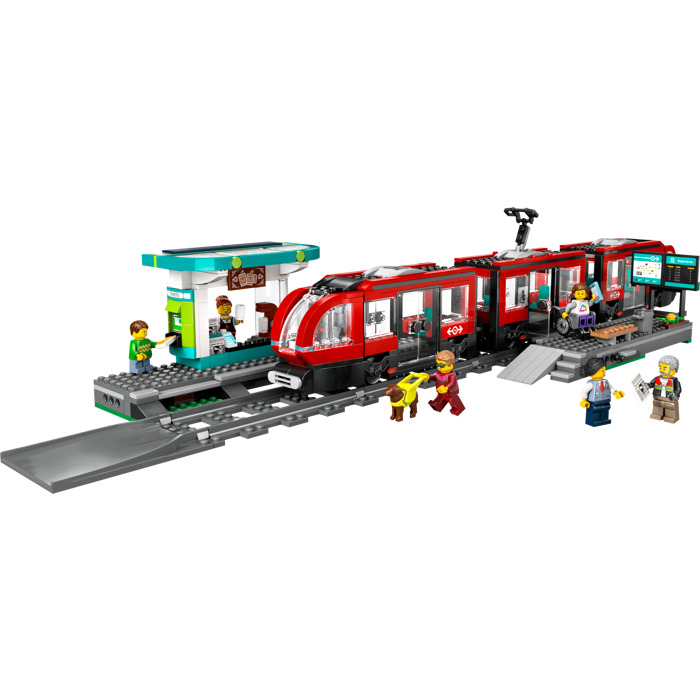 エッフェオーガニックセット LEGO Downtown Streetcar Set 60423 | Brick Owl