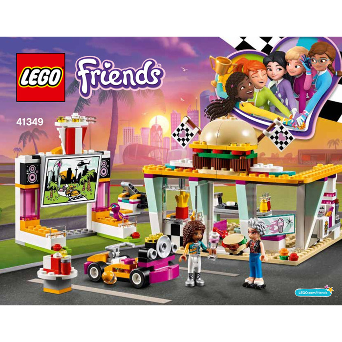 tiger Entreprenør sæt LEGO Drifting Diner Set 41349 Instructions | Brick Owl - LEGO Marketplace