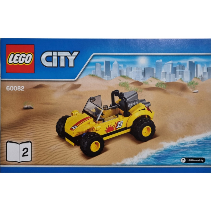 LEGO 60082 NEW Instruction Books Booklet for Lego City Dune Buggy Trailer 2 