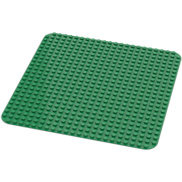 1 Lego Duplo Baseplate 24 x 24 Thin green 