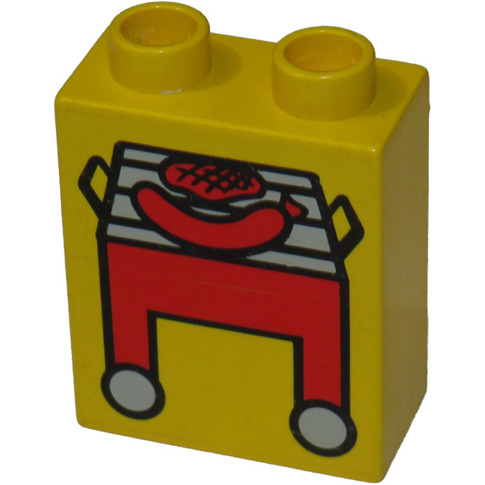 LEGO Duplo 1 x 2 x 2 with Red without Bottom (4066 / 42657) | Brick Owl - LEGO Marketplace