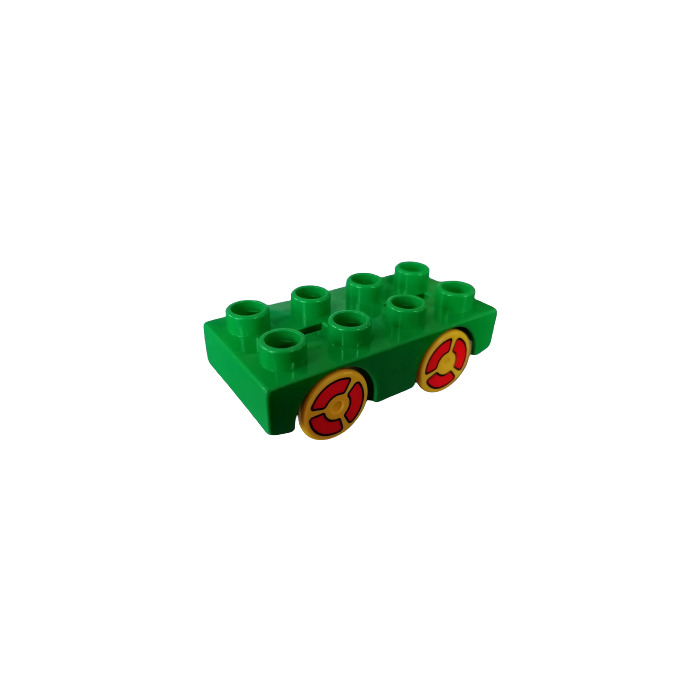 LEGO Duplo Car Base 2 x 4 with Patterned Wheels 31202 Brick