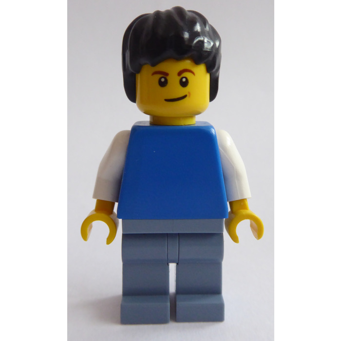 Lego harry potter 40233 black minifigure hair short tousled 