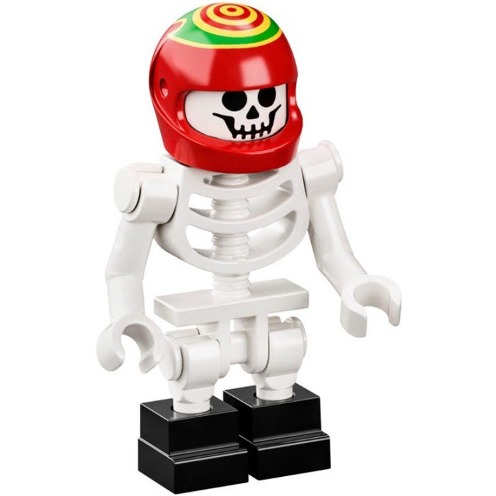 Lego 2x White Skeleton Leg Minifig Bodypart NEW