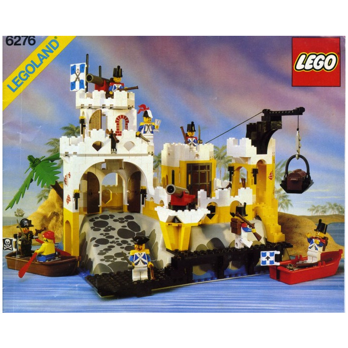 Lego 2551 Bateau Chaloupe BARQUE ROUGE Pirates 