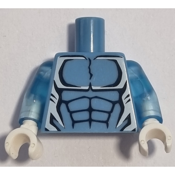 LEGO Electro Minifig Torso with Blue Arms and White Hands (18011 / 20075) | Brick Owl - LEGO Marketplace