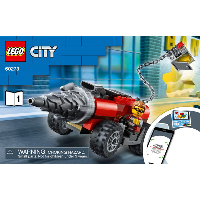 LEGO Elite Police Driller Chase Set 60273 Instructions | Brick Owl ...