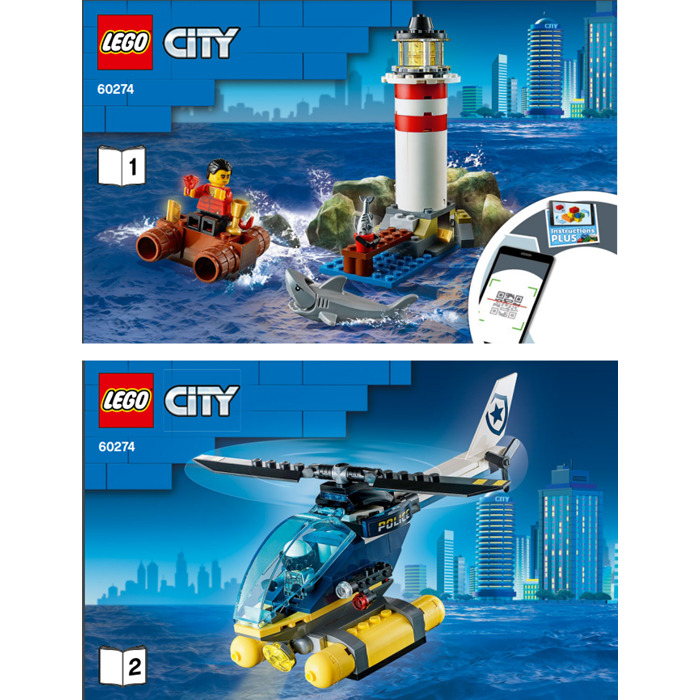 LEGO Elite Police Lighthouse Capture Set 60274 Instructions Set | Brick ...