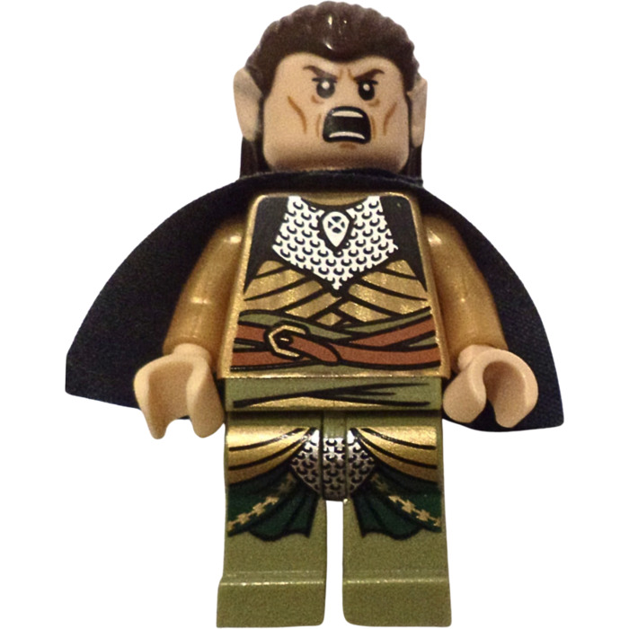 LEGO Elrond with Gold Robe and Dark Blue Short Cape Minifigure