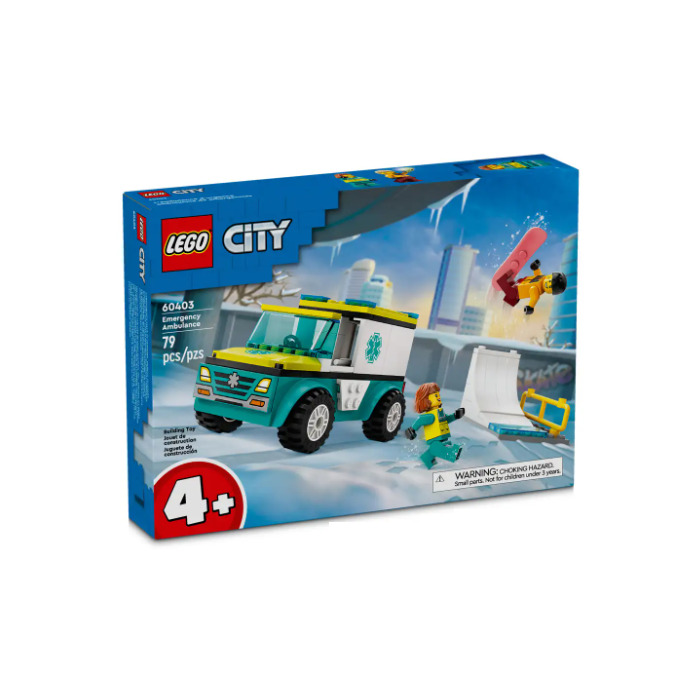 LEGO Emergency Ambulance 60403 Packaging | Brick Owl - LEGO Mercado