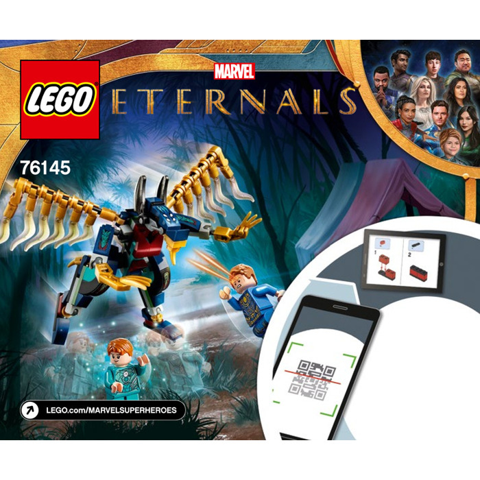 LEGO Eternals' Aerial Assault Set 76145 Instructions Set | Brick Owl ...