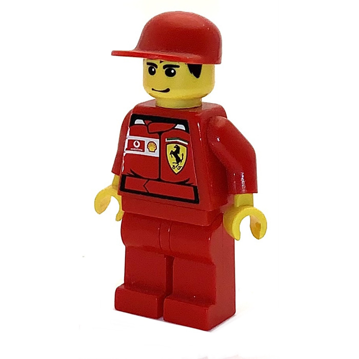 LEGO F1 Ferrari Record Guy with Torso Stickers Minifigure
