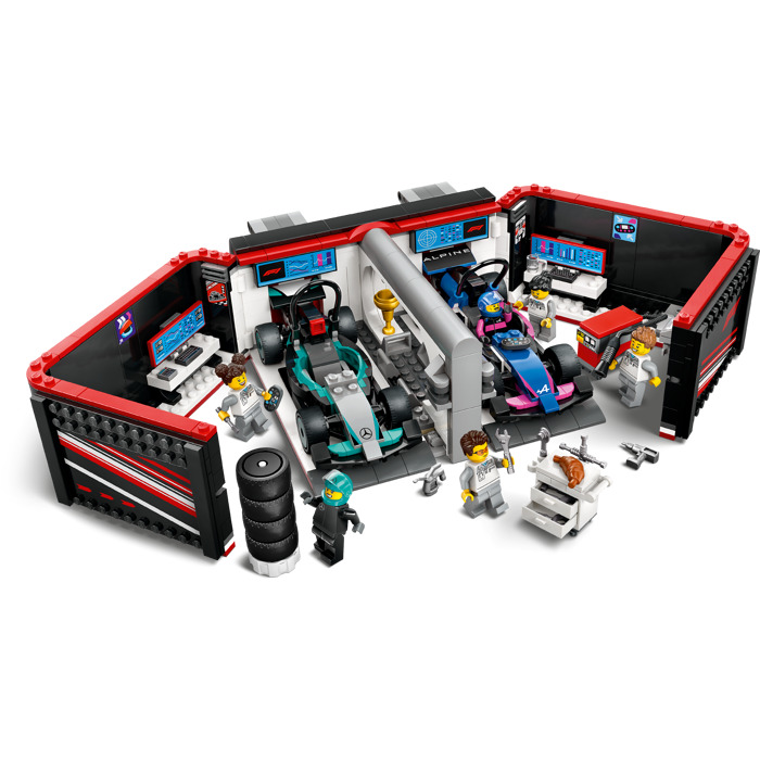 LEGO F1 Garage & Mercedes-AMG & Alpine Cars Set 60444 | Brick Owl ...