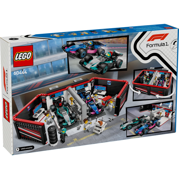 LEGO F1 Garage & Mercedes-AMG & Alpine Cars Set 60444 | Brick Owl ...