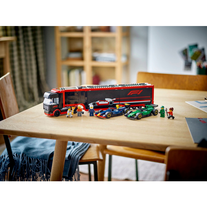 LEGO F1 Truck with RB20 & AMR24 F1 Cars Set 60445 | Brick Owl