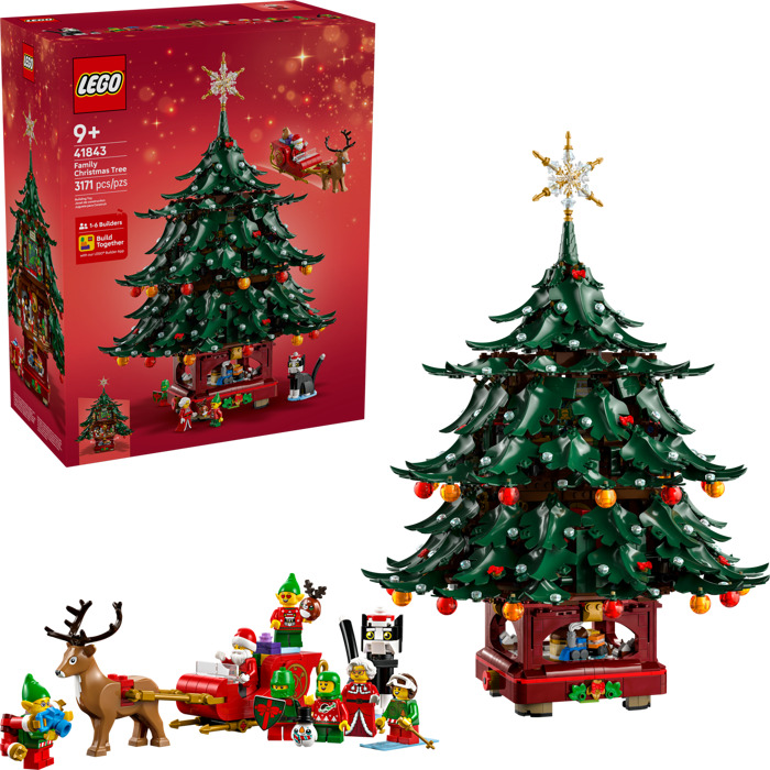kiruakirua　0605 LEGO Family Christmas Tree Decoration Set 41843 | Brick Owl - LEGO