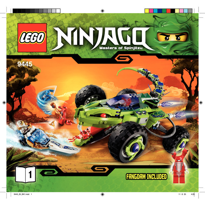 lego ninjago fangpyre truck ambush