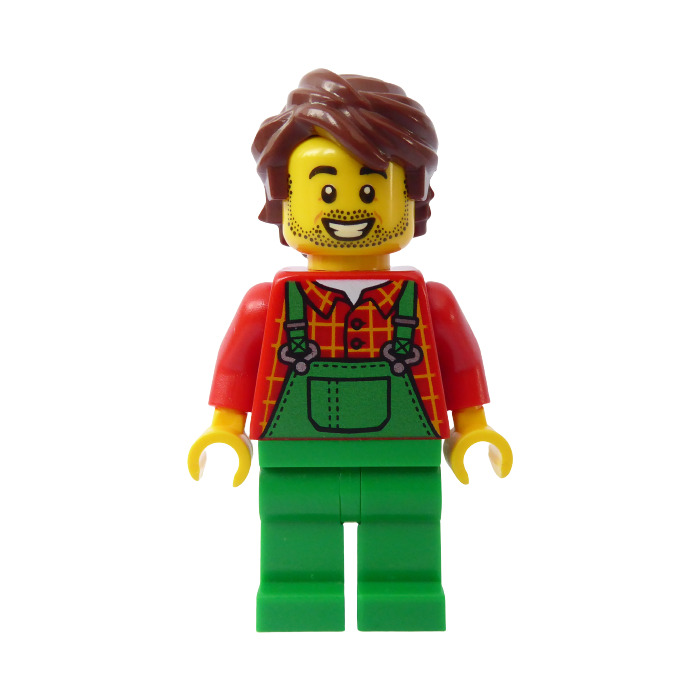 LEGO 2 x Figur Minifigur City Farmerin Bauerin Farm Hand Female Overalls cty0171 