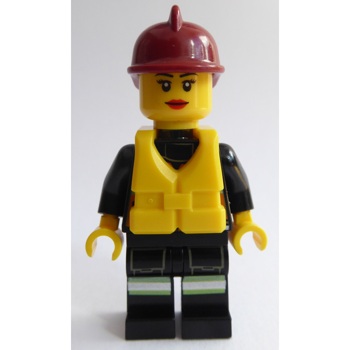 LEGO Female Fire Fighter Minifigure | Brick Owl - LEGO Marketplace