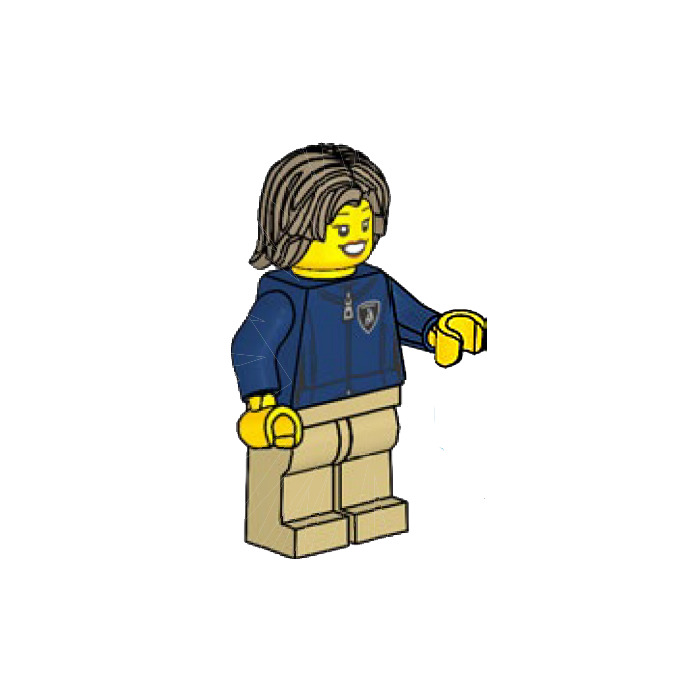 LEGO Female Lamborghini Driver Minifigure | Brick Owl - LEGO Marketplace