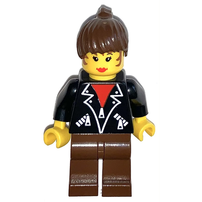 Brown, Tan, Orange, Black 4x Lego Hair Pieces Female Ponytail BRAND NEW 6093