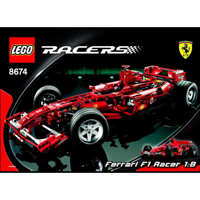 helbrede mangfoldighed gennemskueligt LEGO Ferrari F1 Racer 1:8 Set 8674 Instructions | Brick Owl - LEGO  Marketplace