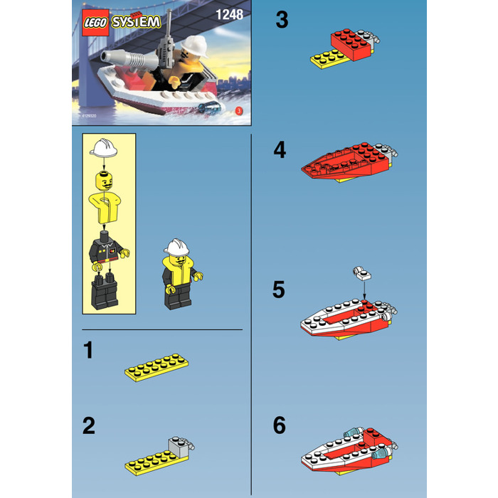LEGO Fire Boat Set 1248-1 Instructions | Brick Owl - LEGO Marketplace