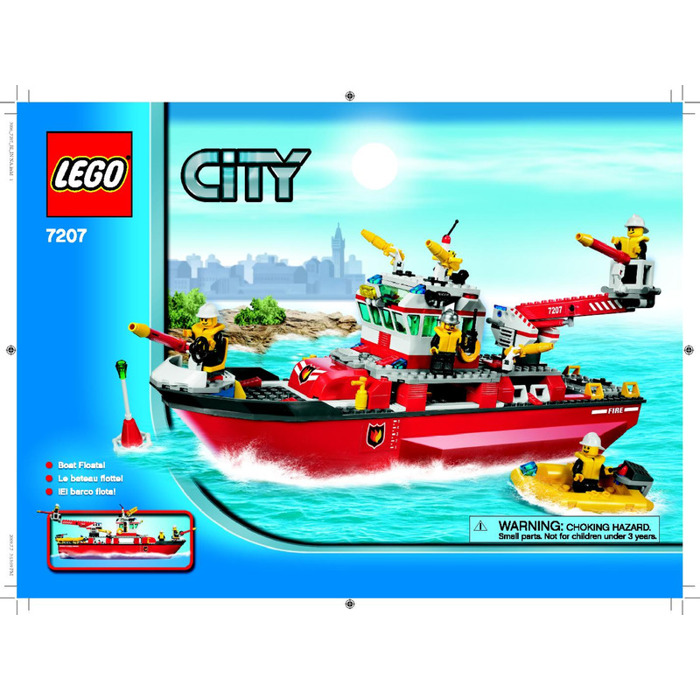 LEGO Fire Boat Set 7207 Instructions Set | Brick Owl - LEGO Marketplace