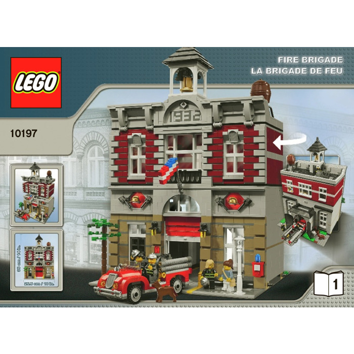 underordnet mammal kop LEGO Fire Brigade Set 10197 Instructions | Brick Owl - LEGO Marketplace