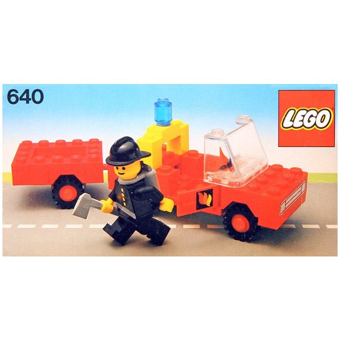 Ersatz Aufkleber/Sticker für LEGO Set 620 Fireman's Car auch Lego 556 672 640 
