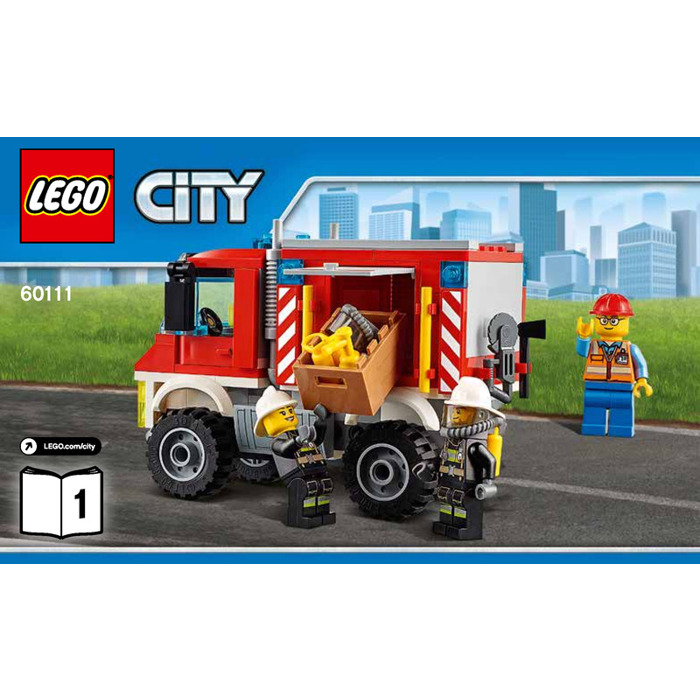 LEGO Fire Utility Truck Set 60111 Instructions | Brick Owl - LEGO