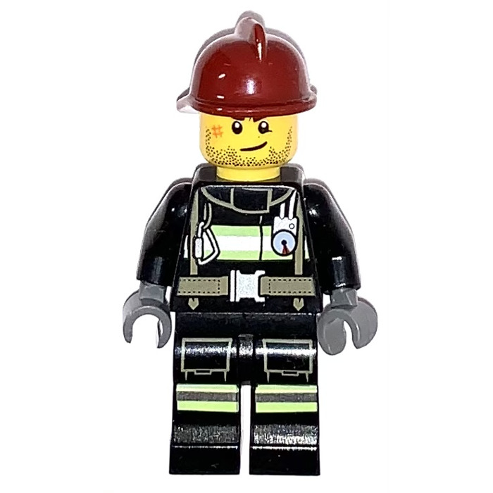 HG13 LEGO Firemans Hats Red 5 x NEW For Mini figure 