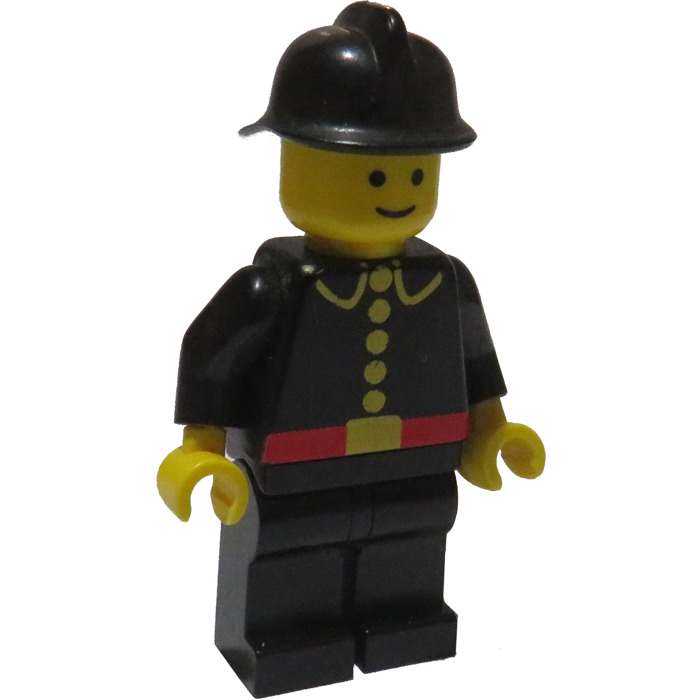 Vintage 80s Lego Minifigure Fireman With Hat