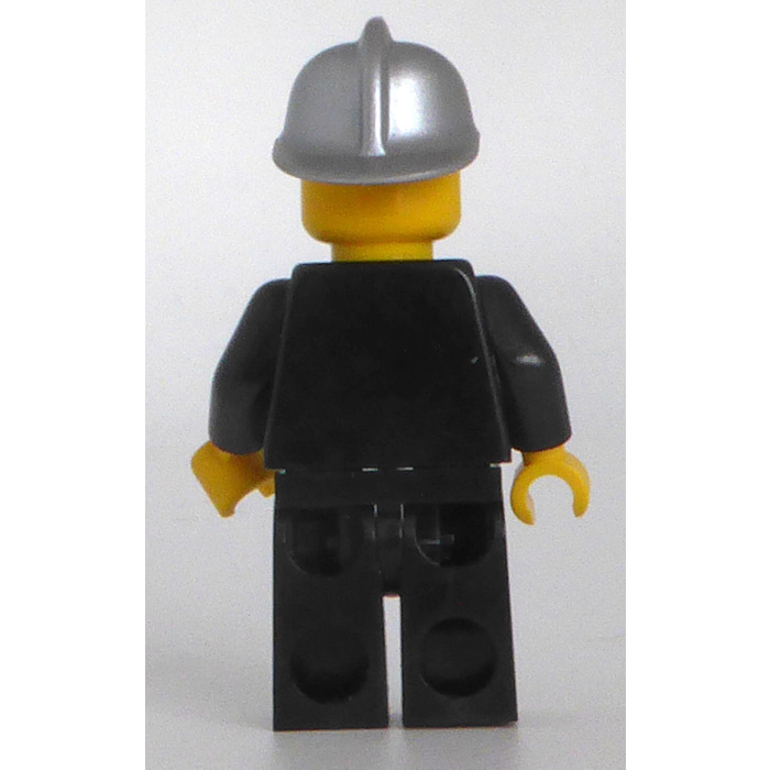 LEGO fire helmet - metallic silver