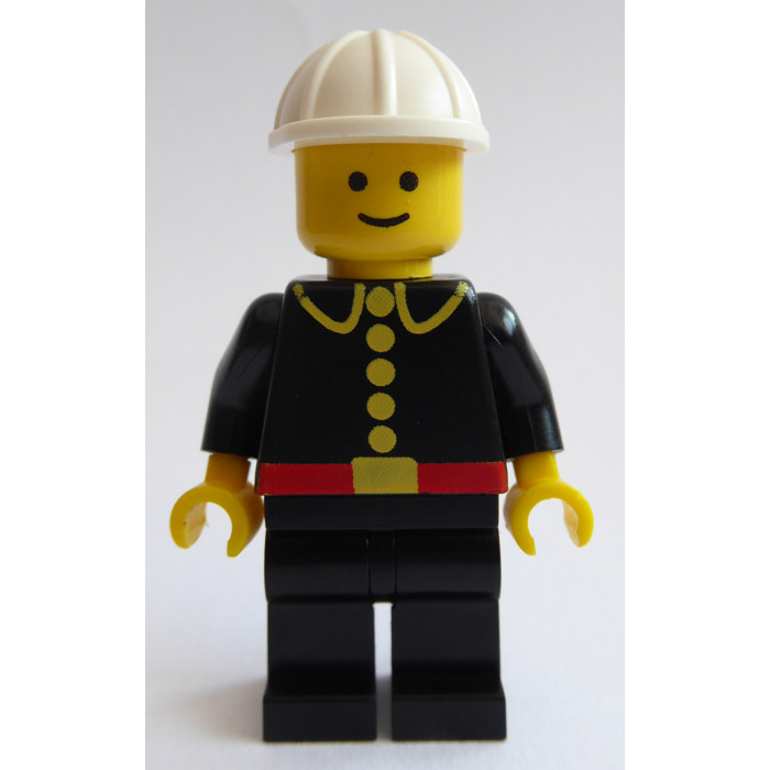 Vintage 80s Lego Minifigure Fireman With Hat