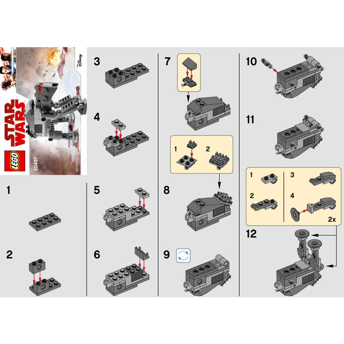 oversætter Hvordan nyt år LEGO First Order Heavy Assault Walker Set 30497 Instructions | Brick Owl -  LEGO Marketplace