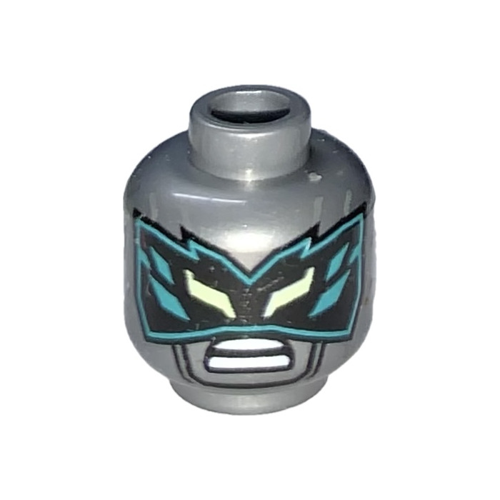 LEGO Flat Silver Dragons Rising Zane Head (3274 / 102846 LEGO Flat Silver Dragons Rising Zane Head (3274 / 102846