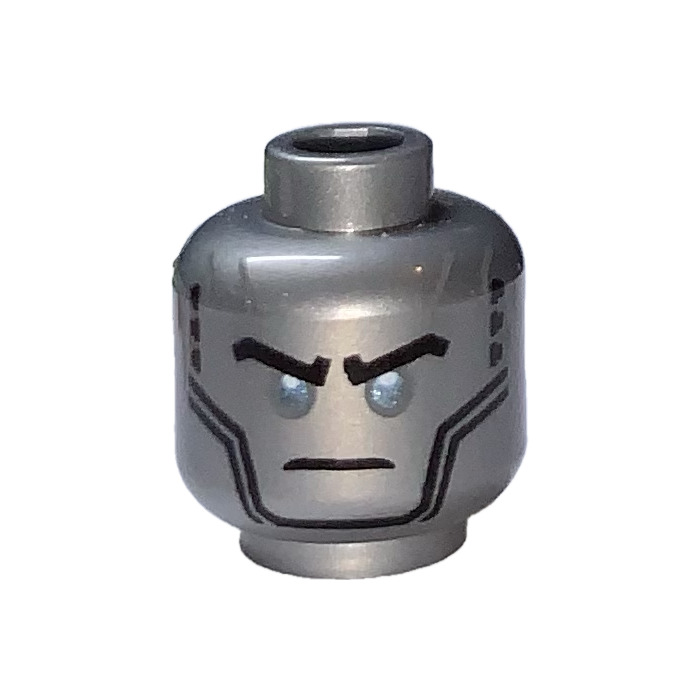 LEGO Flat Silver Dragons Rising Zane Head (3274 / 102846