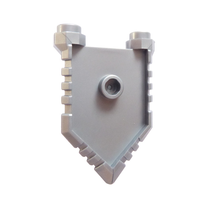 Lego 10 Stück Ritterschild in silber flat silver fünfeckig Schild 22408 Neu 